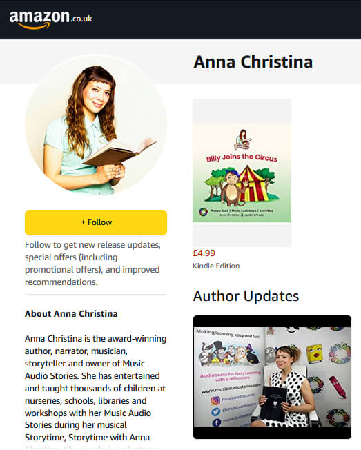 Storytime with Anna Christina on Amazon image
