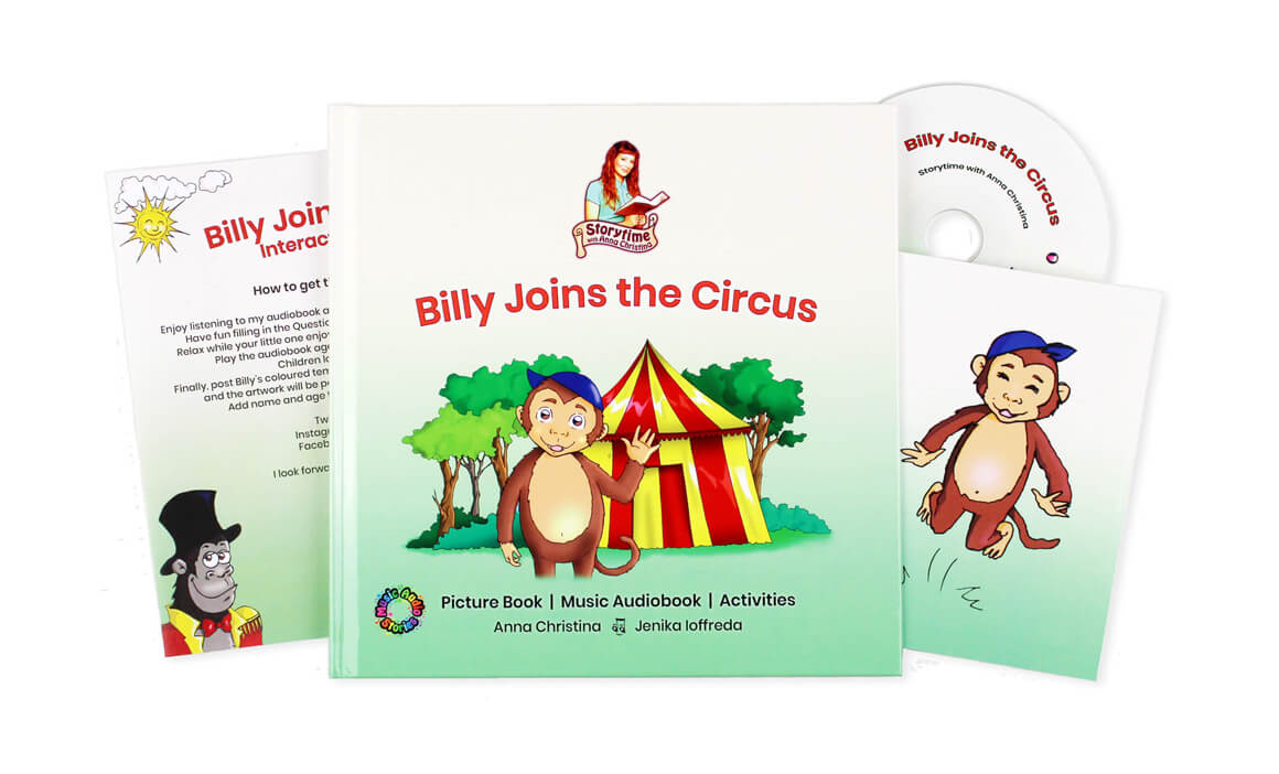 Billy Joins the Circus picture book by Anna Christina image