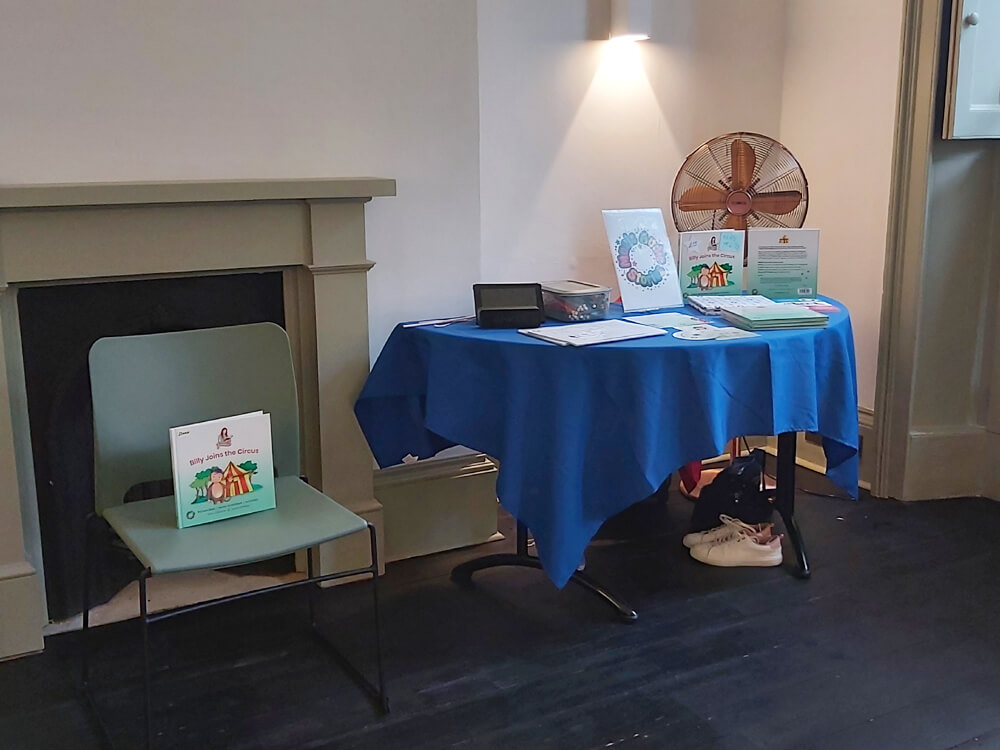 Music Audio Stories set up for Storytime with Anna Christina - Canons House in Mitcham image