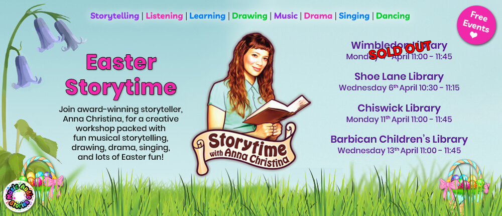 Storytime with Anna Christina - Easter Storytimes 2022 banner image