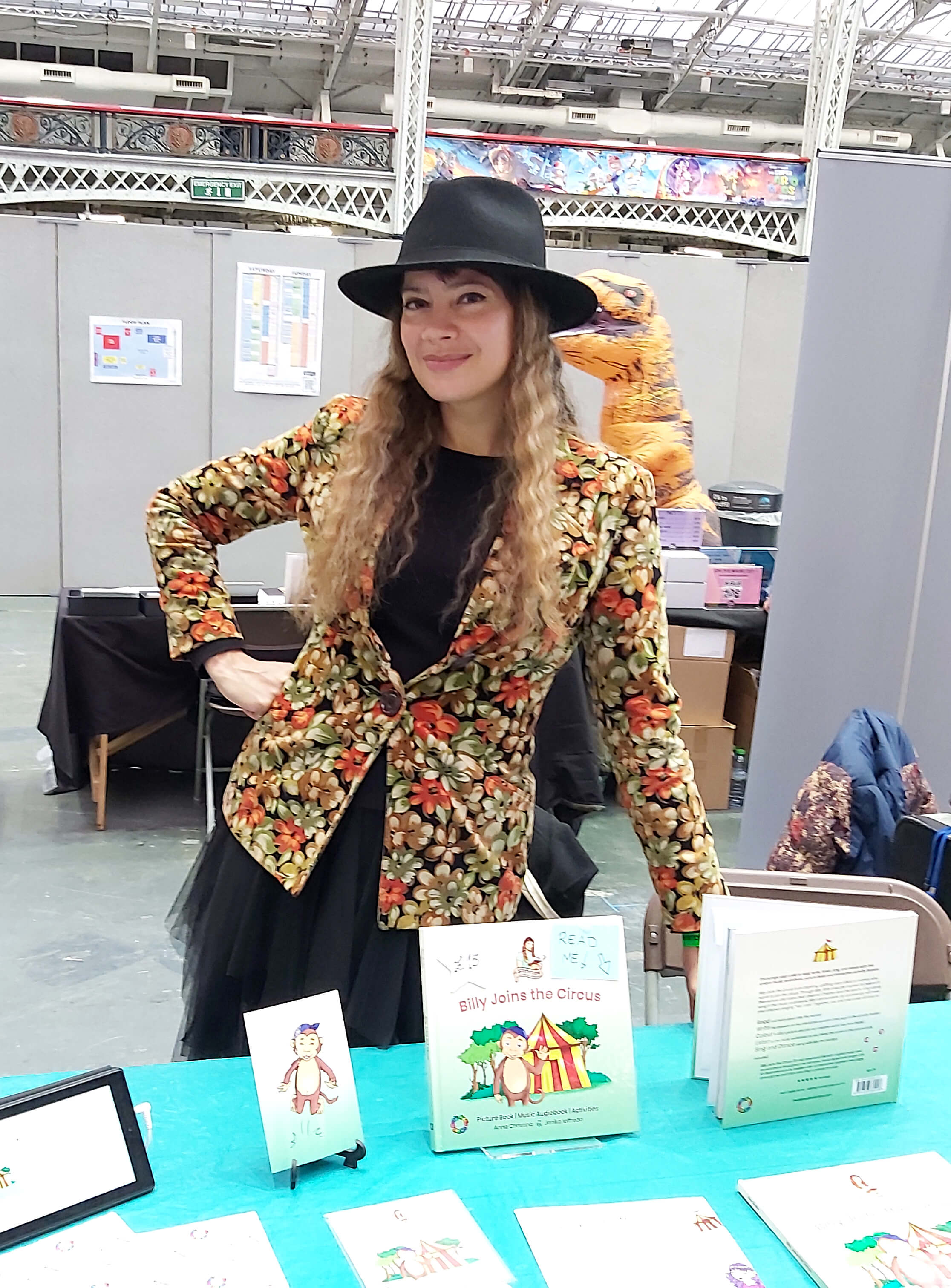 Author Anna Christina at London Comic Con Spring 2023 at Olympia London image