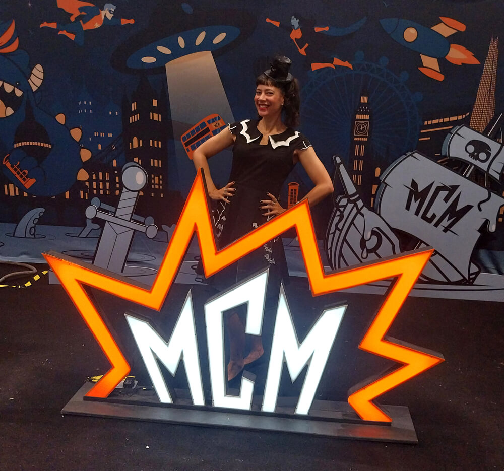 Children's Author Anna Christina, from Music Audio Stories, at MCM Comic Con