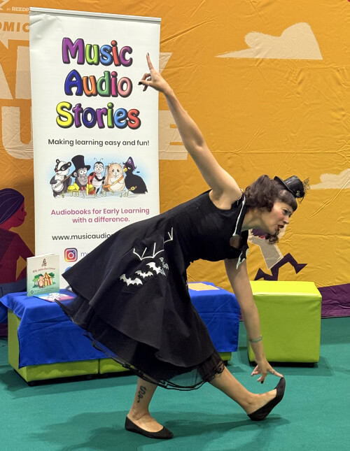 Kids Lit Author, Anna Christina, performing at MCM Comic Con image