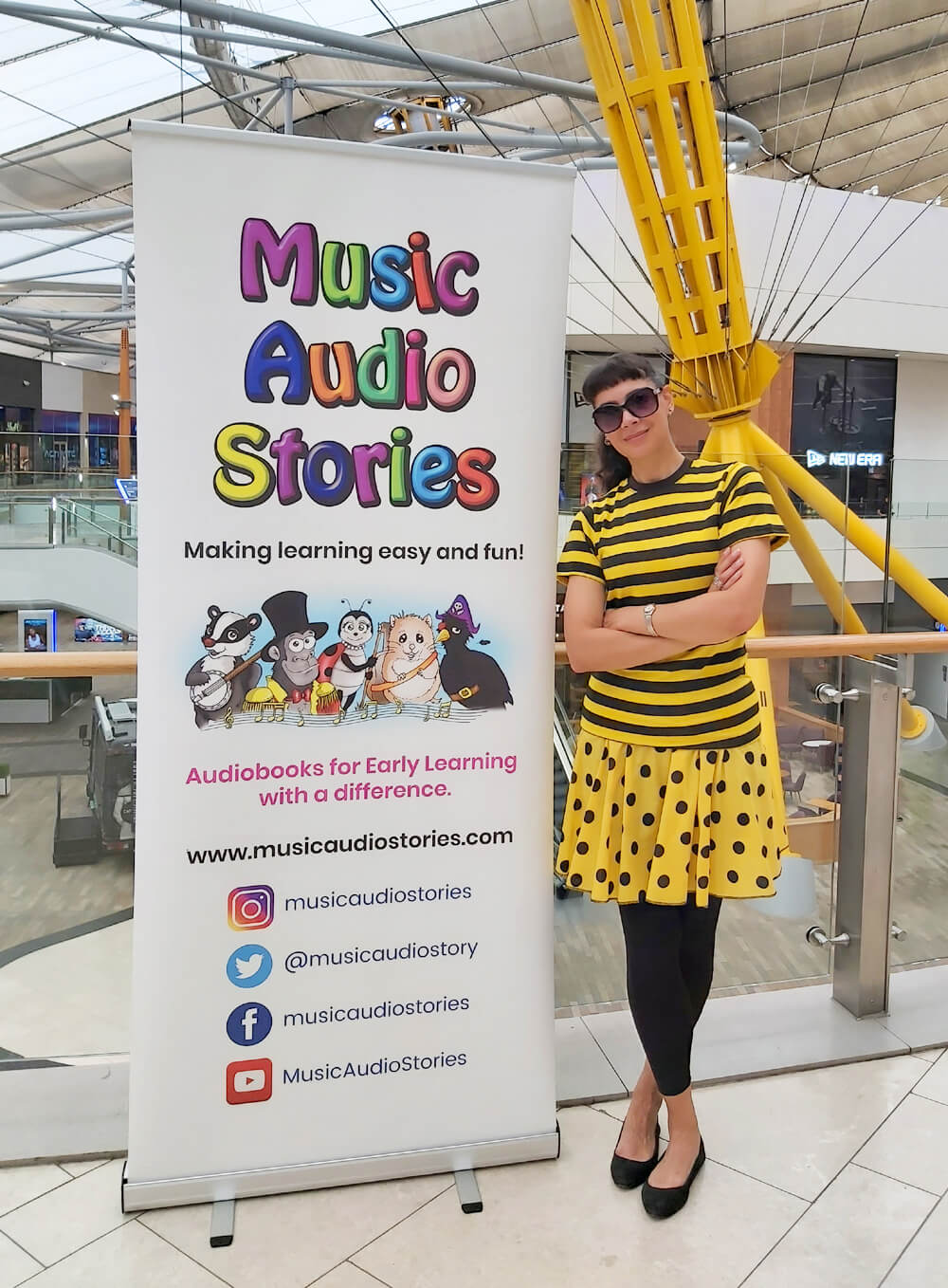Children's Author Anna Christina at The O2