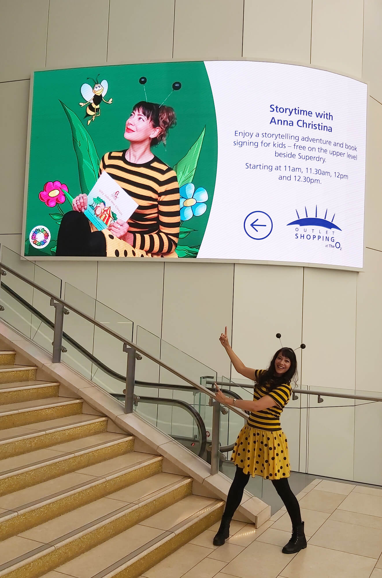 Storytime with Anna Christina on the big screen at The O2 image
