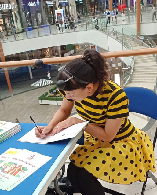 Author Anna Christina doing Book Signing at The O2 image